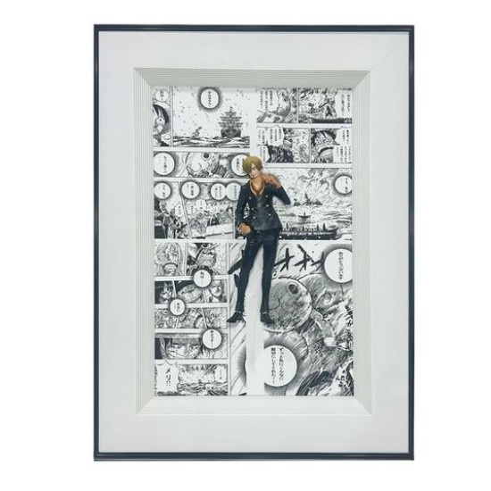 3d anime character frame ( One Piece sanji)