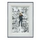 3d anime character frame ( One Piece sanji)