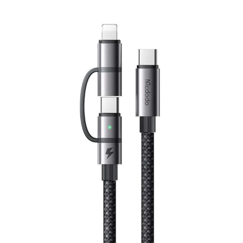 Mcdodo CA-045 2 in 1 100W USB-C 3 to USB-C + Lightning Fast Cable 1.2m