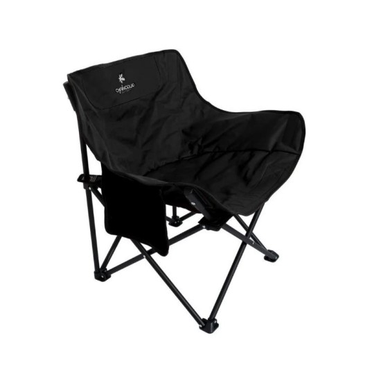 CHANODUG Folding Compact Camping Chair - Black
