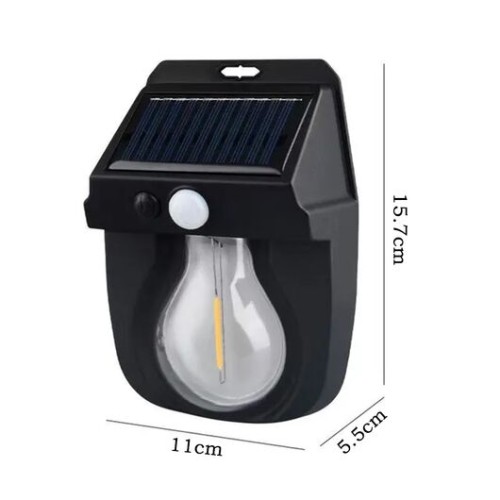 Solar Wall Rechargeable Outdoor Lamp Light - CL-118