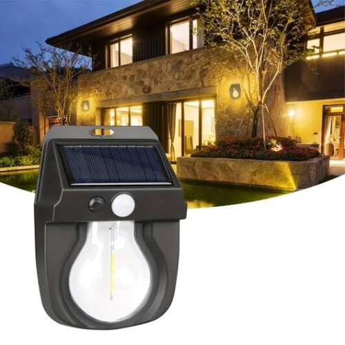 Solar Wall Rechargeable Outdoor Lamp Light - CL-118