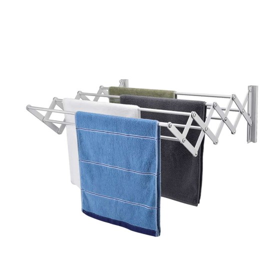 Wall Mount Clothes Drying Laundry Rack