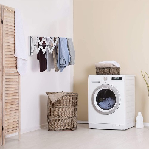 Wall Mount Clothes Drying Laundry Rack