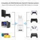 Coov DS50 Wireless Bluetooth Adapter Converter for Nintendo Switch for PS4 PS5 X-box One Piece Wireless Controller Adapter