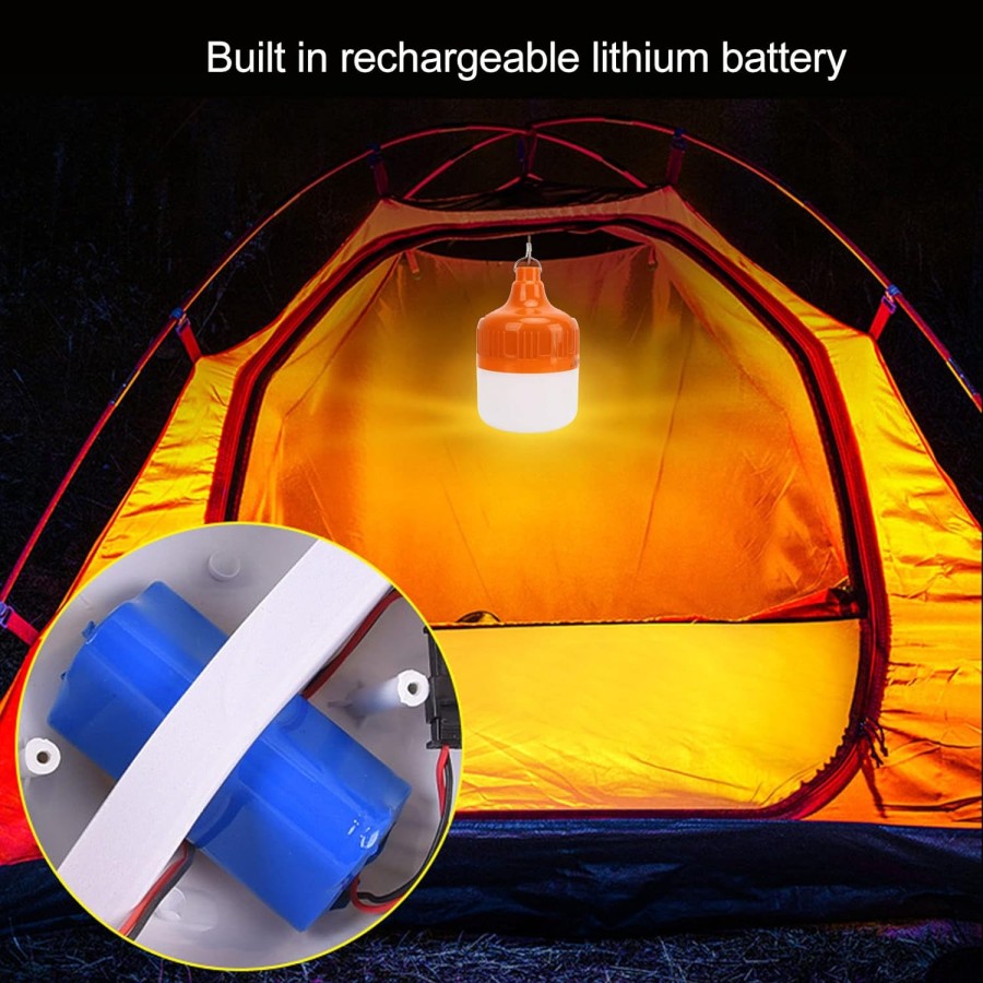 LED Emergency Light Bulb For Camping 100W