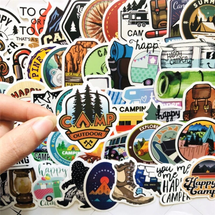 Camping Outdoor stickers Camping Outdoor stickers