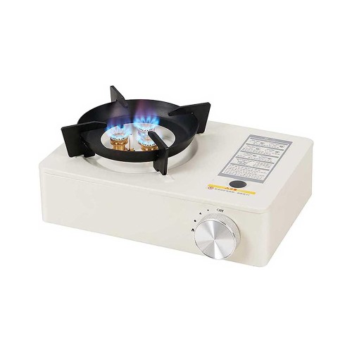  Portable Outdoor Camping Stove with Carry Case - White