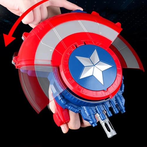 Captain america  Shield Blaster Gel Shooting Launcher Dual Emission Function