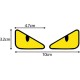 Car Decoration Reflective Monster Eye Sticker Car Decoration Reflective Monster Eye Sticker