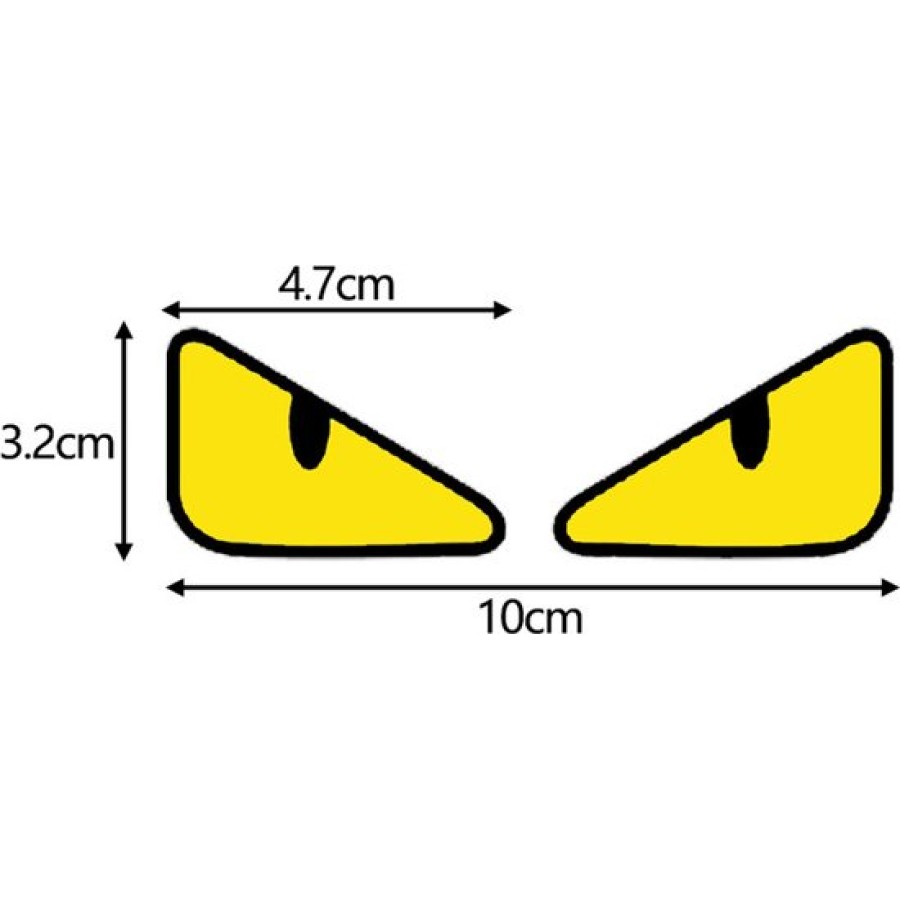 Car Decoration Reflective Monster Eye Sticker