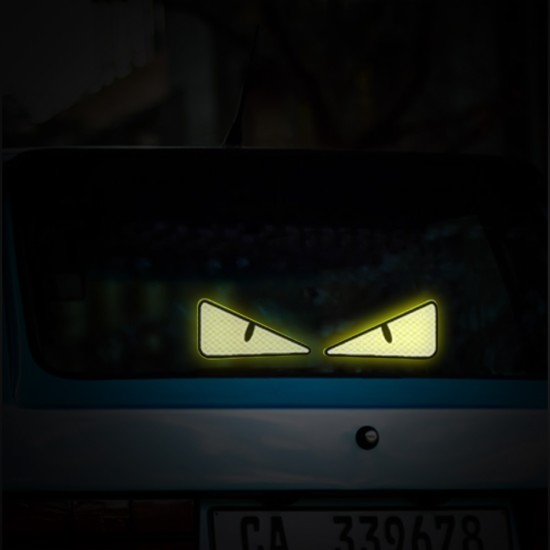 Car Decoration Reflective Monster Eye Sticker