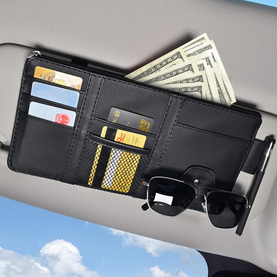 Car Sun Visor Pocket Organizer