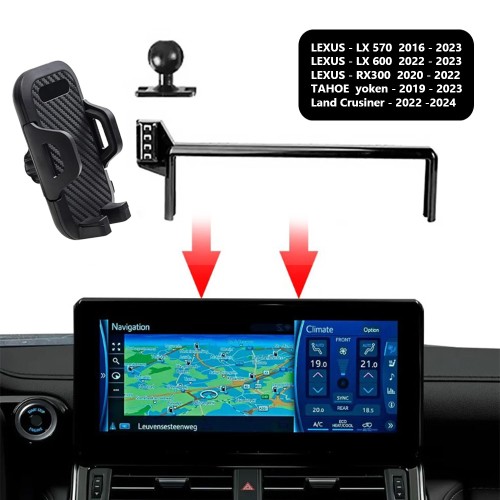 Car Phone Holder Mount Navigation Screen Fixed Bracket With C2 Car mount