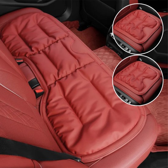 3PCS Set Car Seat Cushion - Volcanic Red