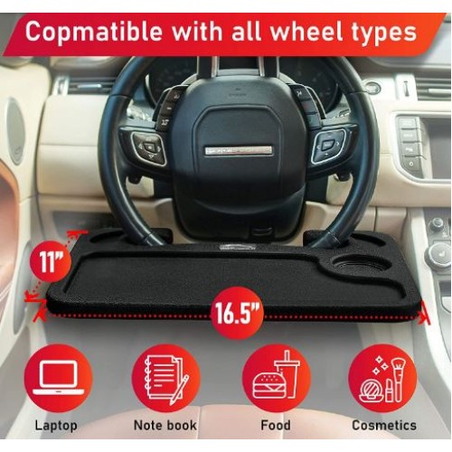 Car Steering Wheel Tray For Laptop Food