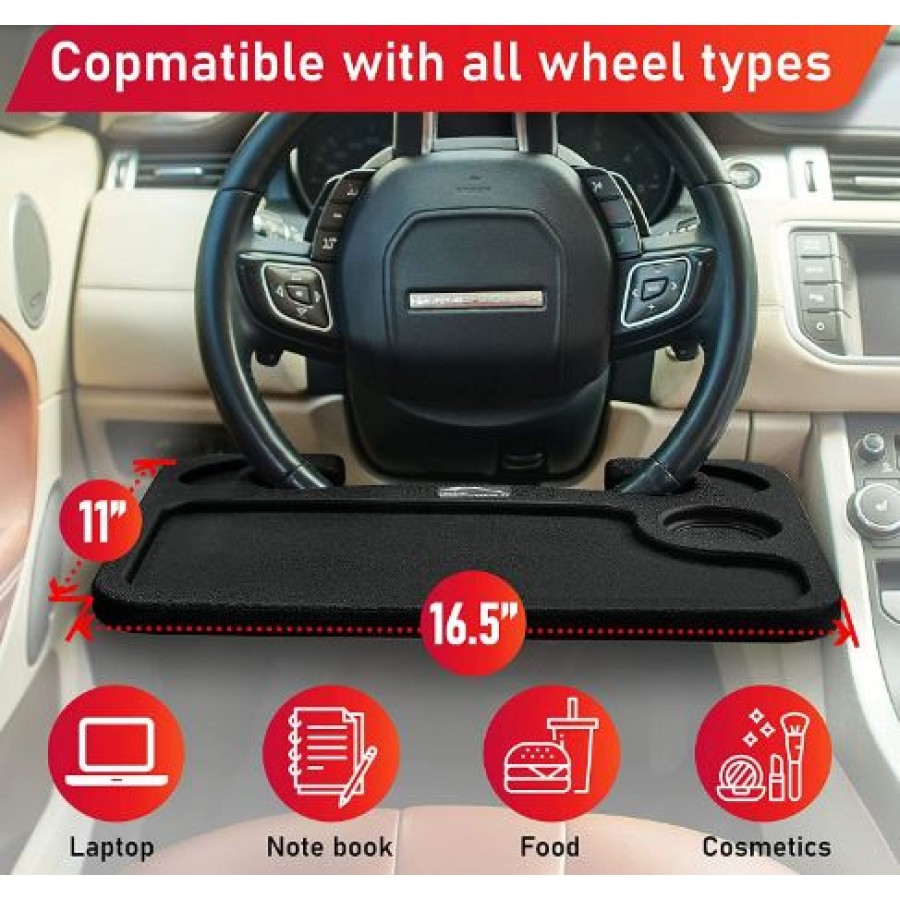 Car Steering Wheel Tray For Laptop Food