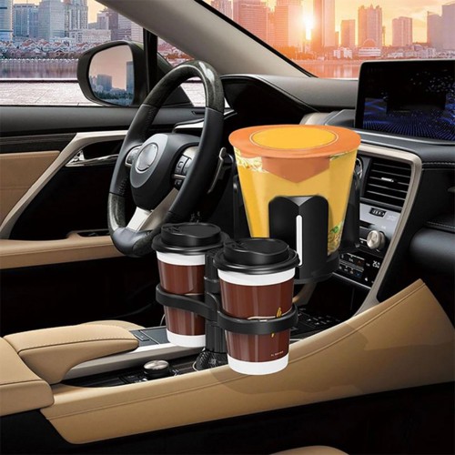 Car Cup Holder Tray Dual Cup and Meal Holder CUP-B03