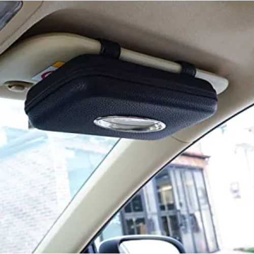 Car Leather Tissue Holder