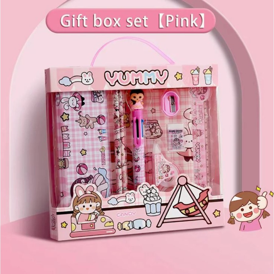 Cartoon Fashion Childrens Stationery Set
