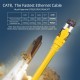 KUWES Cat8 High Speed Ethernet Cable up to 40Gbps - 1m - yellow