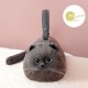 Fluffy Cat Shaped Handbag - Grey