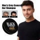 Soap Cover Black Soap for Gray Hair, Gray Hair Reverse Bar Shampoo 50g