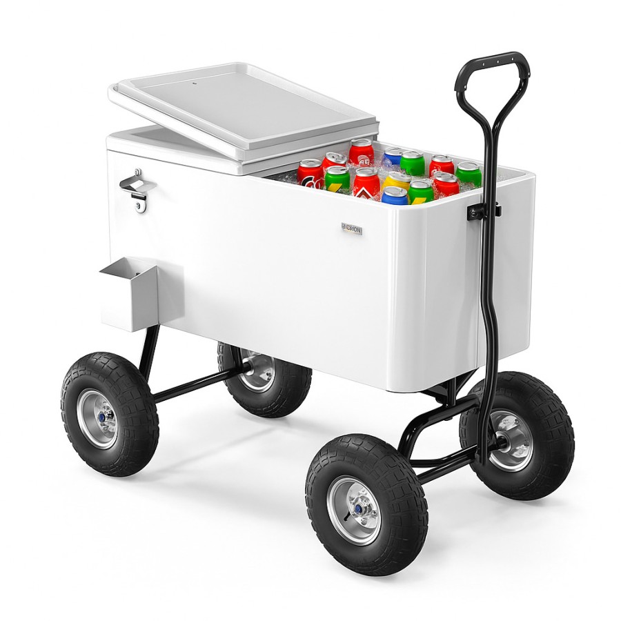 Wagon Rolling Cooler Ice Box 70 Liters Wagon Rolling Cooler Ice Box 70 Liters