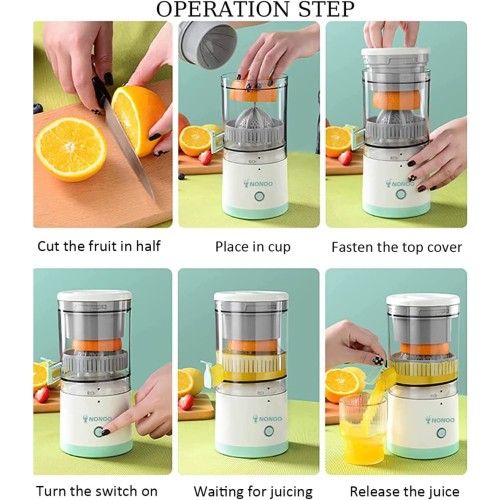 Portable Rechargable Orange Citrus Mini Juicer