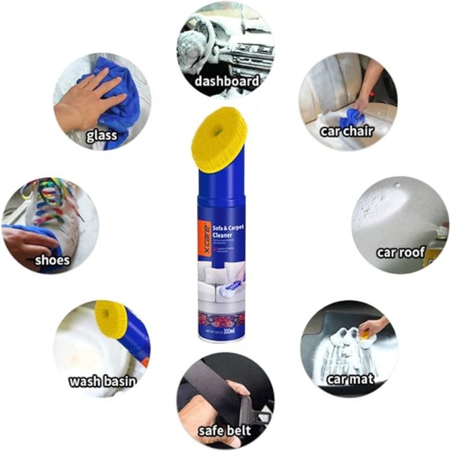 Cleaning Detergent Foam for Carpets and Sofas 300ml Cleaning Detergent Foam for Carpets and Sofas 300ml