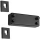 Double-Roll Retractable Wall Mounted Clothesline (4m) - Black