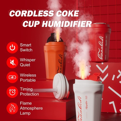 Coca-Cola Cup Humidifier With A Capacity Of 400 Ml With A Night Light