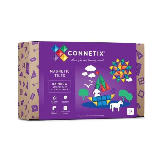 Connetix 62 Piece Set Starter Pack