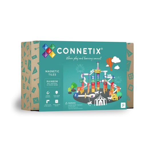 Connetix Tiles 92 Piece Ball Run Pack