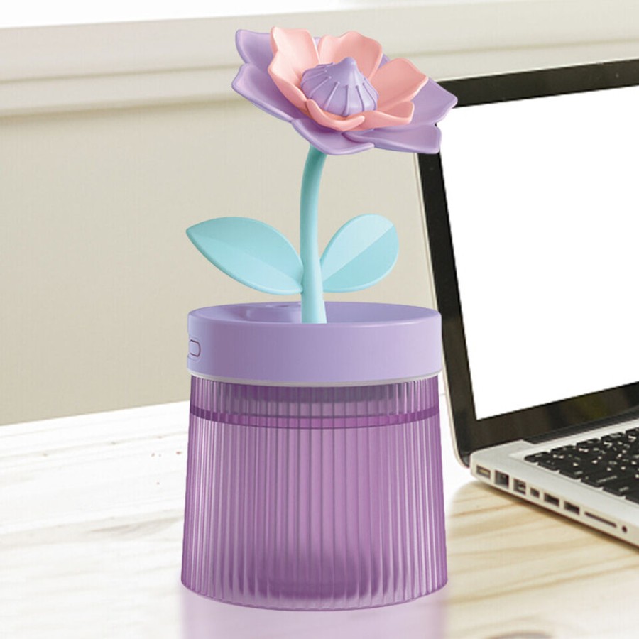 Cool Mist Humidifier with Cute Flower 260ml