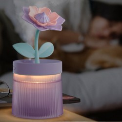 Cool Mist Humidifier with Cute Flower 260ml Cool Mist Humidifier with Cute Flower 260ml