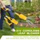 Cordless Electric Leaf Blower 21V - Rechargable
