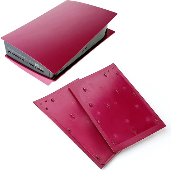 PS5 Console Anti-Scratch Dustproof Protective Face Plate - Cosmic Red