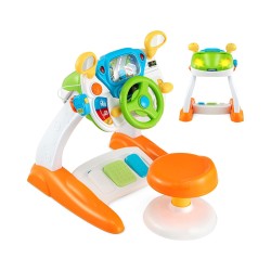  COSTWAY Kids Driving Simulator with Stool