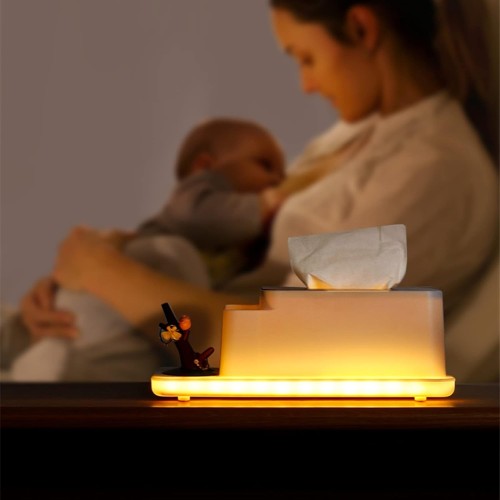 Creative Multifunctional Storage Tissue Box With Led 