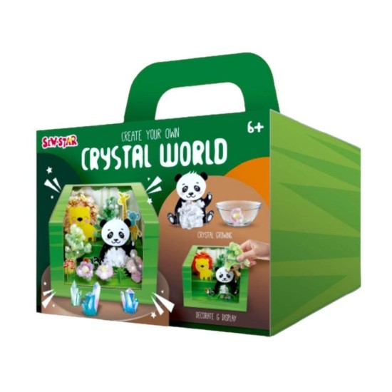 Sew-Star Kids DIY Crystal Growing World - Panda Kit