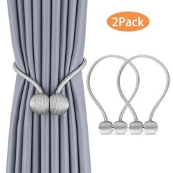 Magnetic Pearl Ball Curtain Tiebacks - 2Packs Magnetic Pearl Ball Curtain Tiebacks - 2Packs