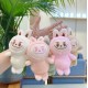 Labubu Cute Keychain Cartoon Plush Toy 15cm - Light Pink