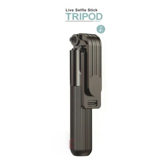 Tripod & Mini Live BroadCast Bluetooth Selfie Stick D-10