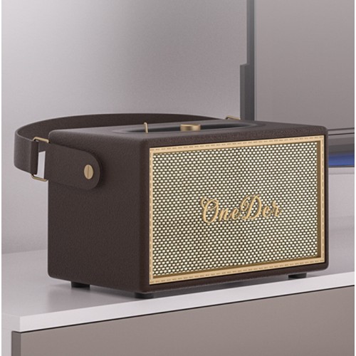 Wooden Design One Der Retro Bluetooth D6 Wireless Speaker Subwoofer