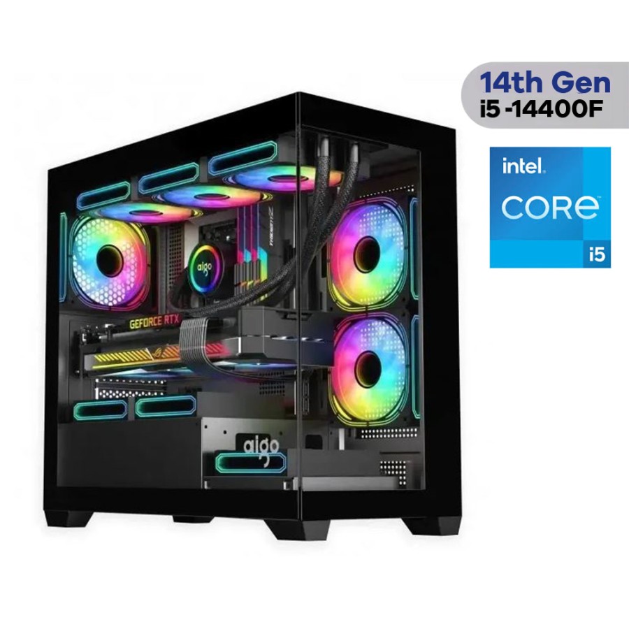Darkflash C218M Warrior Gaming PC i5 14th Gen with RTX 5060Ti 8GB, 16GB RAM, 1TB SSD