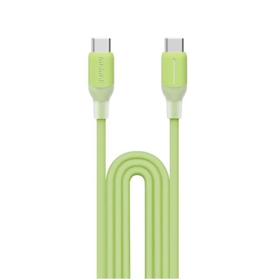 Momax 1-Link USB-C To USB-C (1.2m / Support 60W) Charging + Data Transfer cable - Green (DC23G)