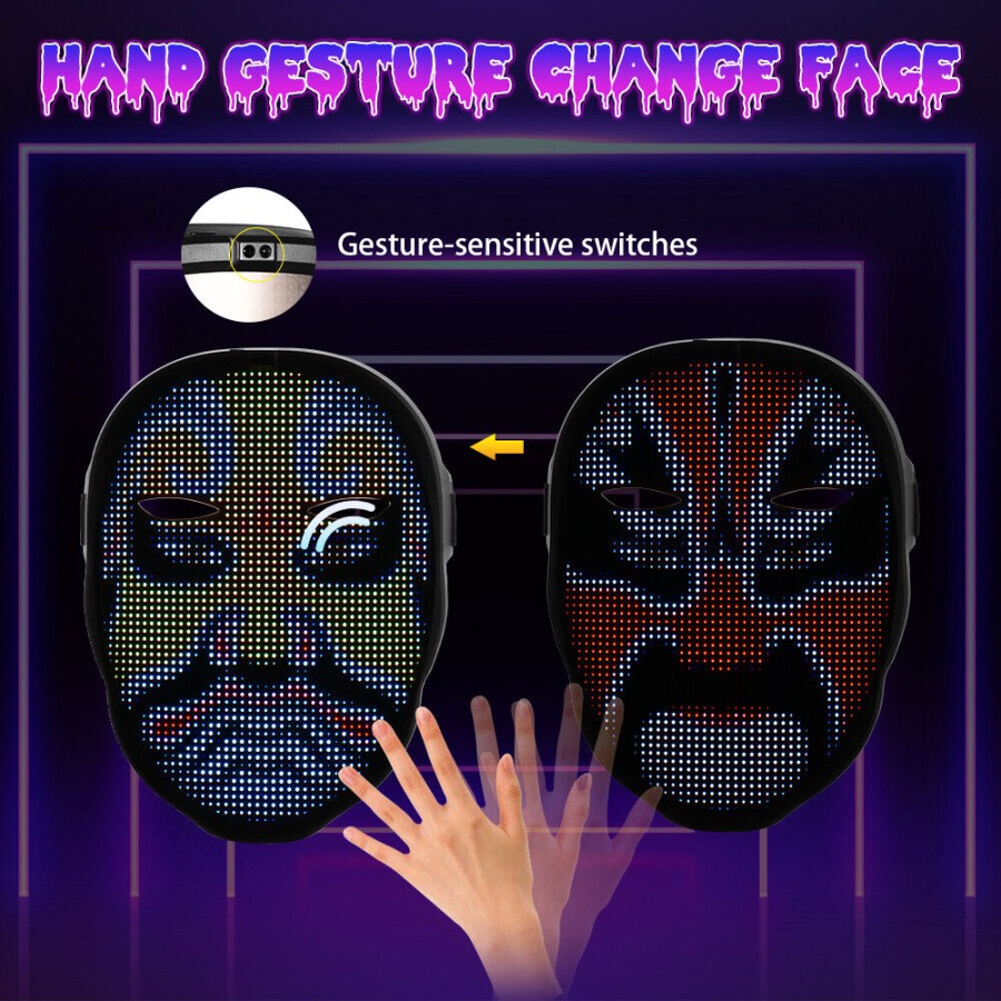 LED Dynamic Lighting APP Mask