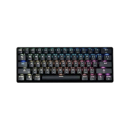 DK61 Mechanical keyboard Wireless & Wire Black - Blue Switch