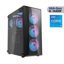 Darkflash DK352 Gaming PC 14th Gen Intel i5-14400F with RTX 5060 8GB, 16GB RAM, 1TB SSD RGB Case Darkflash DK352 Gaming PC 14th Gen Intel i5-14400F with RTX 5060 8GB, 16GB RAM, 1TB SSD RGB Case